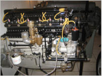 The original engine has been revised by a professional in Switzerland.